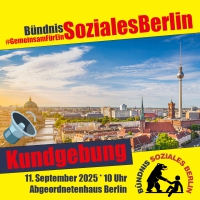 Kundgebung Soziales Berlin
